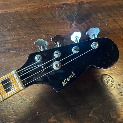 Kent jazz bass 1970s - short scale 30.5"- vintage MIJ J bass image 7
