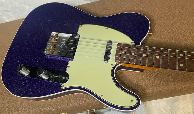 NEW! Fender Custom Shop Flamethrower Telecaster Custom - Journeyman Relic - Modern Specs - Texas Special Pick-Ups - AAAA Flamed Neck - Purple Sparkle - Authorized Dealer - 7.6lbs - G06941 image 1