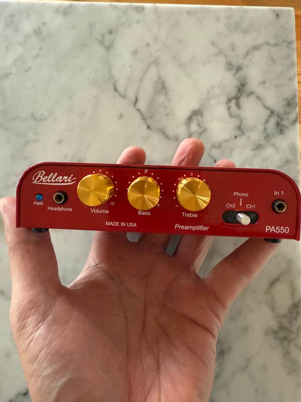 Bellari PA550 Three Channel Preamp with Phono 2018 - Present - Red