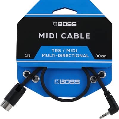 BOSS BMIDI-1-35 Midi to TRS cable for 200 Series Pedals image 1