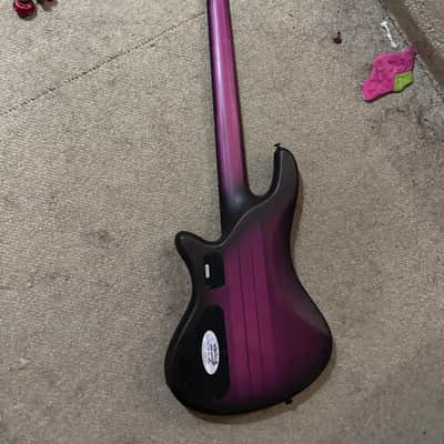 Schecter Stiletto Studio-5 Active 5-String Bass 2010s - See-Thru Black Satin image 3