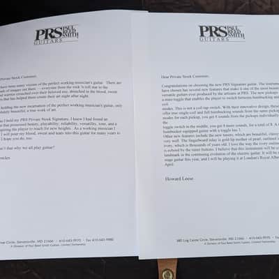 PRS Private Stock 94/100 Signature Limited 2011 - Charcoal Burst Brazilian/Ivory image 20