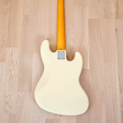 2006 Fender Jazz Bass V 5 String JBV Olympic White Left Handed Japan CIJ image 3