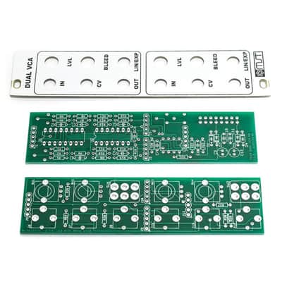 MST Dual 2164 VCA Eurorack PCB and Panel image 1