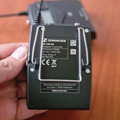 Sennheiser 🎤 Sennheiser ew G4 SK 100 + EK 100 Set | Bodypack Transmitter & Receiver | 823–865 MHz image 11