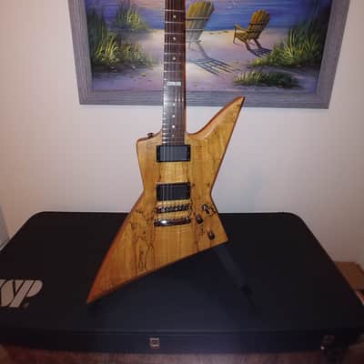 2009 ESP LTD FX-401SM Spalted Maple Natural image 5