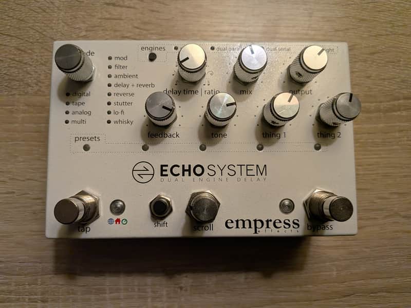 Empress Echosystem Dual Engine Delay 2010s White image 1