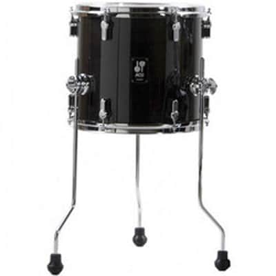 Sonor AQ2 Maple 14" Floor Tom , Transparent Black - IN STOCK image 2