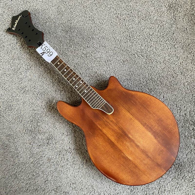 Washburn All Solid Spruce and Maple 8 String Mandolin, Rosewood Fingerboard Neck image 1
