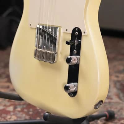Fender 1956 Esquire Electric Guitar - Refinished Yellow with Hardshell Case - Used image 4