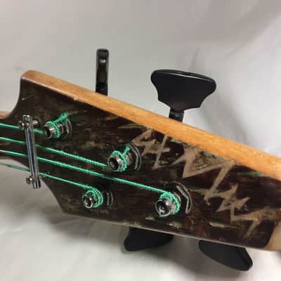 Galaxy Mara Tracy Fretless Handmade Highly Carved Custom Jazz Profile Bass 2014 Prototype image 5