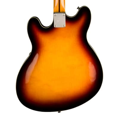 Used Squier Classic Vibe Starcaster - 3-Color Sunburst w/ Maple FB image 7