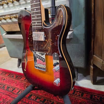 2007 G&L ASAT Classic Thinline Bluesboy Sunburst image 3