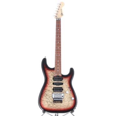 Charvel MJ San Dimas Style 1 HSH FR PF QM, Pau Ferro Fingerboard, Midnight Glow (RP) image 5