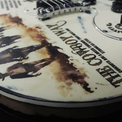 Custom Painted and Upgraded Epiphone Les Paul SL - Aged and Worn With Graphics image 18