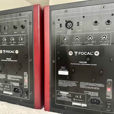 Focal Solo6 ST6 Active Studio Monitor (Pair) 2022 - Present - Red image 5
