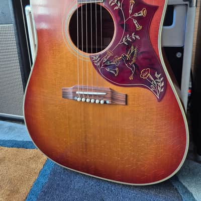 Gibson Custom 1960 Hummingbird Light Aged 2024 - Heritage Cherry Sunburst image 10
