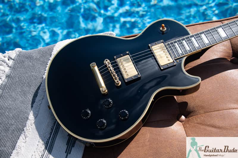 1989 Burny RLC-65 - 60's Style Les Paul Custom w Open Book Headstock & Split Diamond Inlay - Made in Japan - Pro Set Up w Perfect Frets/Action/Intonation! image 1