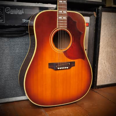 Gibson Southern Jumbo Deluxe Cherry Sunburst 1969 image 6
