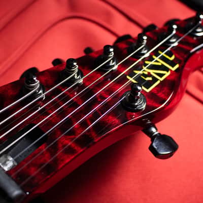 ESP E-DR-II-7st (DIR EN GREY Die Signature MODEL) - See Thru Dark Red image 5