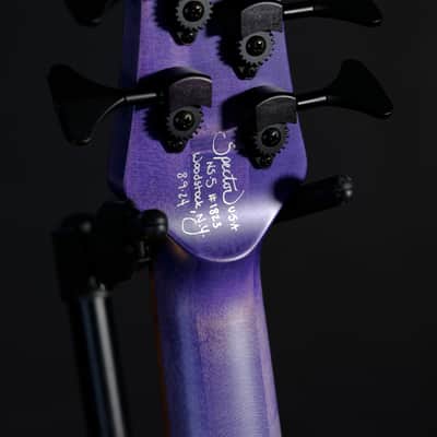 Spector (USA) NS-5 Neck-Thru 2024 - Purple Gray Burst image 8
