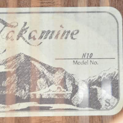 TAKAMINE N10 / Made In Japan / Acoustic Folk Deadnought Guitar / N-10 from 2001 image 9