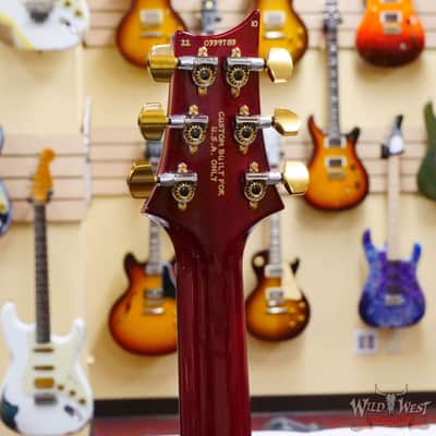 Paul Reed Smith PRS Wood Library 10 Top Custom 24-08 Brazilian Rosewood Board Charcoal Cherry Burst image 9