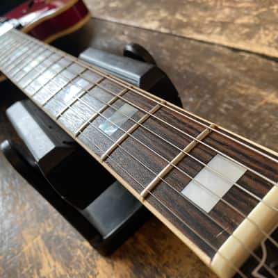Greco Vintage SA-550 Semi-Acoustic Late 1970's Persimmon Red w/ Hardcase image 16