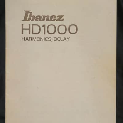 Ibanez HD1000 Manual 1983 - Gray/White image 1