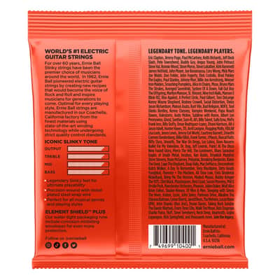 Ernie Ball 2615 Nickel Wound Skinny Top Heavy Bottom 7 Slinky 10-62 image 2