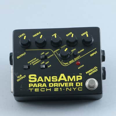 Tech 21 SansAmp Para Driver DI Guitar Effects Pedal P-30970
