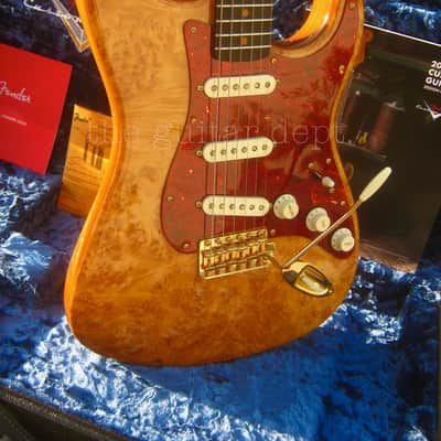♚ AS NEW ♚ 2022 Fender CUSTOM SHOP Artisan BURL Maple STRATOCASTER ♚AAAA ♚ EBONY ♚ Handwounds ! image 17