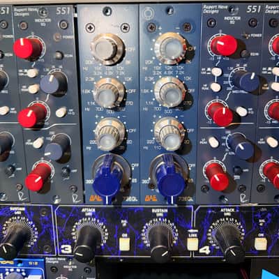 BAE 73EQL 500 Series 3-Band Equalizer Module 2020 - RAF Blue Grey image 2