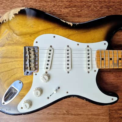Fender 1957 Custom Shop Stratocaster 2022 Heavy Relic, Brownie vibe image 6