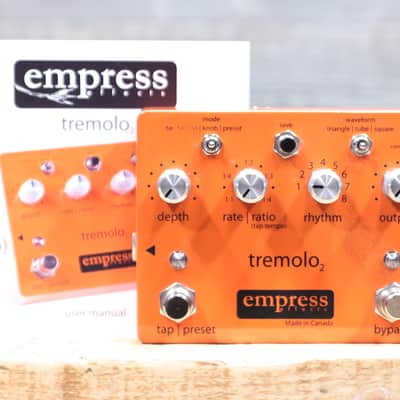 Empress Effects Tremolo2 Pristine Sound 8-Rhythm Tremolo Effect Pedal w/Box image 7