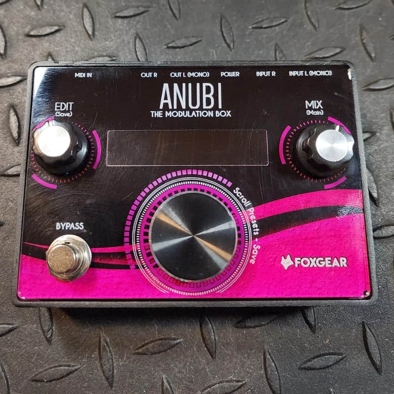 Foxgear Anubi Modulation Box Multi Effect 2019 - Present - Black / Pink image 1