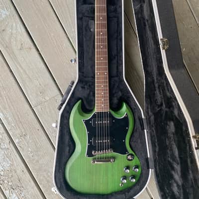 Epiphone SG Classic Worn P90 2020 - Present - Worn Inverness Green image 2