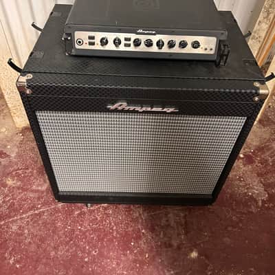 Ampeg PF-210HE Portaflex 450-Watt 2x10" Fliptop Cabinet AND PF500 Head image 4