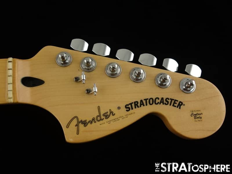 USED Fender 1998 MIM Stratocaster Strat NECK + TUNERS Guitar Parts Maple image 1