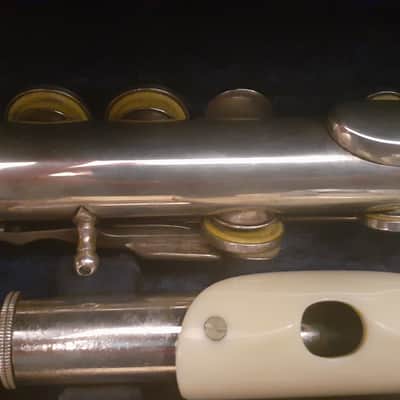 RARE Philipp Hammig Sinfonia Pre-Professional German Silver C Flute Reform Wave Headjoint Adler Wing Offset-G High G/A Trill C#/D# Foot Rollers Split-E image 7