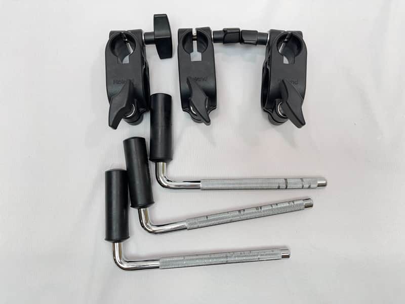 Roland MDH-6U V-Drum Rack Clamp w/ L-Rod  THREE Pack for Roland MDS9V rack image 1