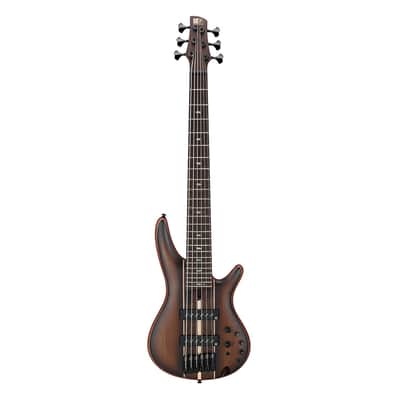 Ibanez SR1356BDUF SR Premium 6-String Bass - Dual Mocha Burst Flat image 2
