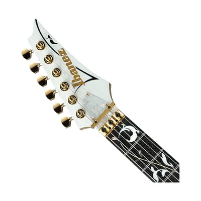 Used Ibanez PIA3761SLW Steve Vai Signature Guitar - Stallion White image 4