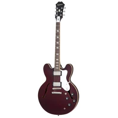 Epiphone Noel Gallagher Riviera Electric Guitar Dark Wine Red imagen 2