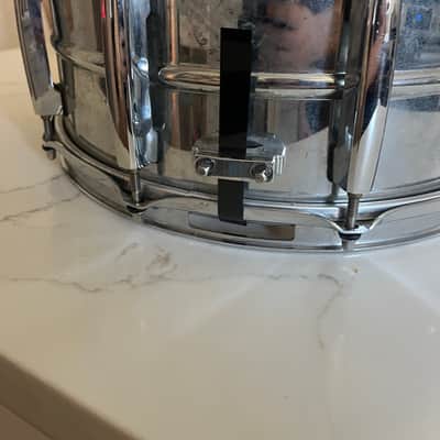 Pearl SensiTone Elite 14x6.5" Steel custom alloy Snare Drum 2010s - Chrome Over Steel image 5
