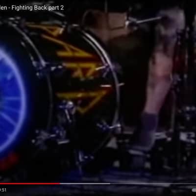 Rick Allen's 1992 Def Leppard Adrenalize Tour DW and Hart Drum Set (#4). Autographed! image 13