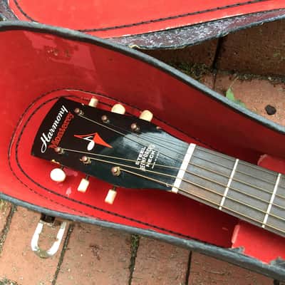 Excellent Harmony Model H950 Monterey Leader 1965 Red Burst image 17