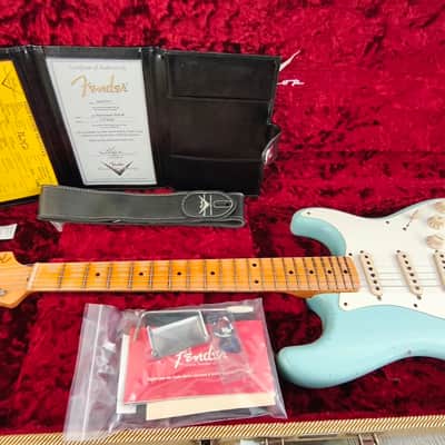 Fender Stratocaster custom shop 57 relic danpher blue 2022 - relic nueva image 1