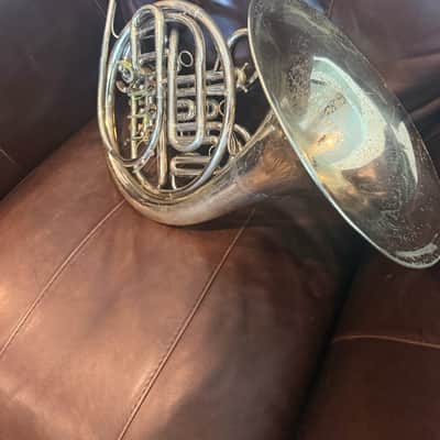Holton H179 Farkas Professional Model Double French Horn 2010s - Clear-Lacquered Nickel-Silver image 6