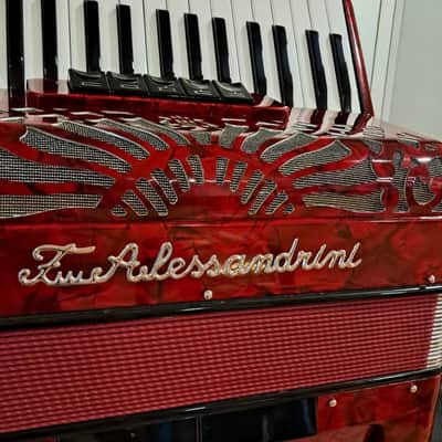 Professional Accordion Fratelli Alessandrini 34-Key 72-Bass 3 voices and 5 registers image 3